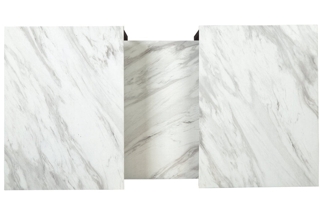 Donnesta Gray/Black Table (Set of 3) - Gate FurnitureOccasional Table Set