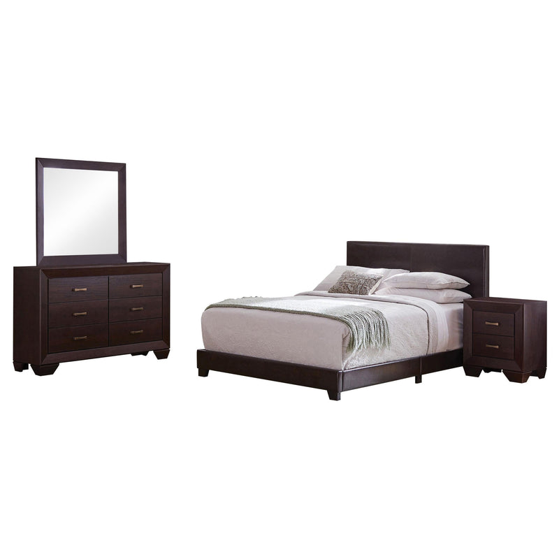 Dorian 4-piece Queen Bedroom Set Dark Cocoa - 300762Q-S4