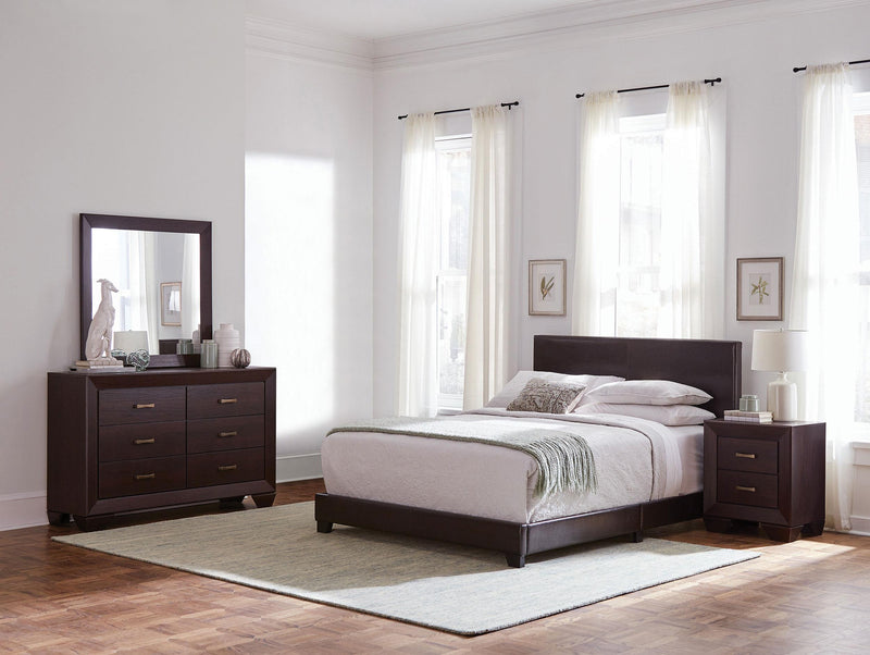 Dorian 4-piece Queen Bedroom Set Dark Cocoa - 300762Q-S4