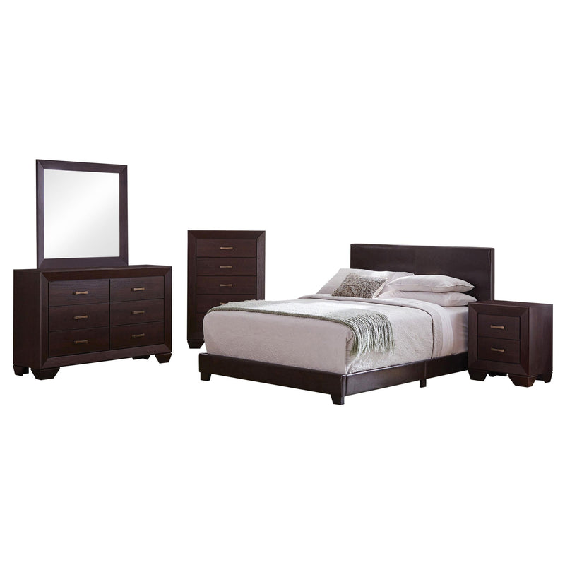 Dorian 5-piece Full Bedroom Set Dark Cocoa - 300762F-S5