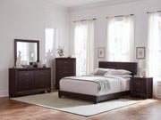 Dorian 5-piece Full Bedroom Set Dark Cocoa - 300762F-S5