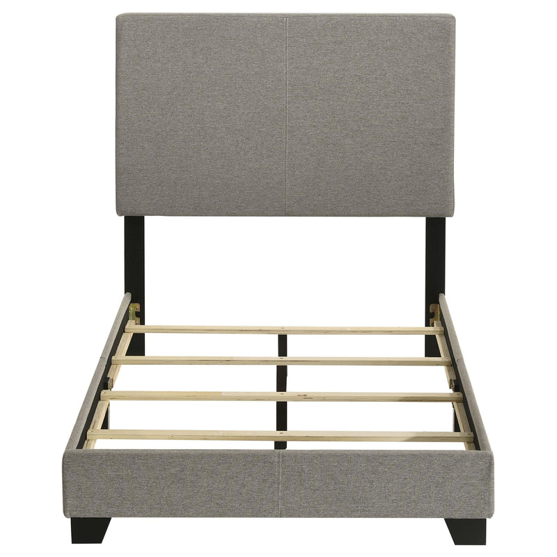 Dorian Fabric Upholstered Twin Panel Bed Taupe - 300851T