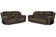 Dorman Chocolate Reclining Living Room Set - Gate FurnitureReclining Living Room Set