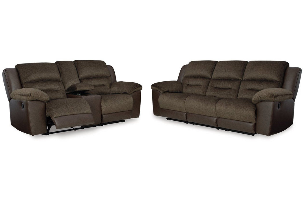 Dorman Chocolate Reclining Living Room Set - Gate FurnitureReclining Living Room Set