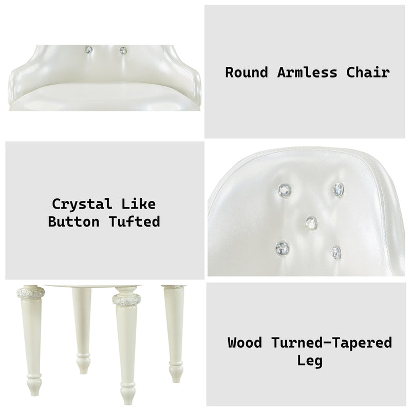 Dorothy Vanity Chair W/Swivel - BD02272
