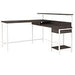 Dorrinson Two - tone Home Office L - Desk with Storage - Gate FurnitureOffice Desks