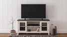 Dorrinson Two - tone Large TV Stand w/Fireplace Option - Gate FurnitureTV Stand