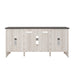 Dorrinson Two - tone Large TV Stand w/Fireplace Option - Gate FurnitureTV Stand