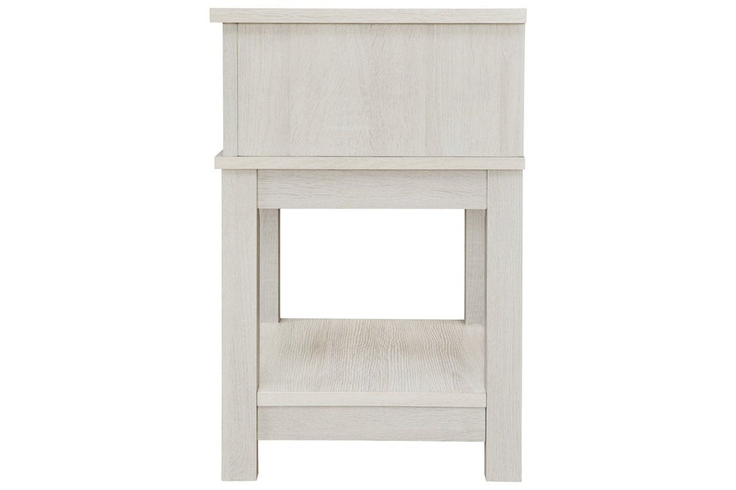 Dorrinson White Nightstand - Gate FurnitureNightstand