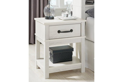 Dorrinson White Nightstand - Gate FurnitureNightstand
