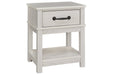 Dorrinson White Nightstand - Gate FurnitureNightstand