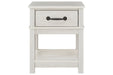 Dorrinson White Nightstand - Gate FurnitureNightstand