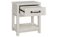 Dorrinson White Nightstand - Gate FurnitureNightstand