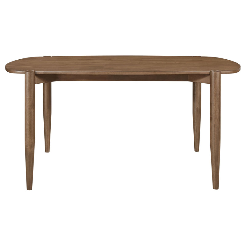 Dortch 5-piece Oval Solid Wood Dining Set Walnut - 108461-S5