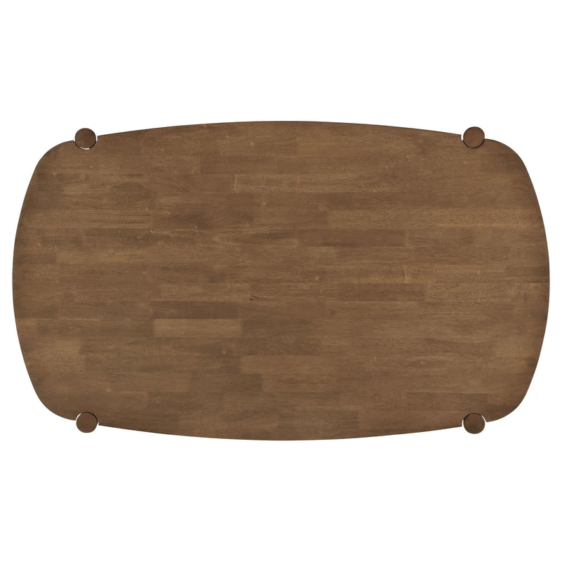 Dortch 5-piece Oval Solid Wood Dining Set Walnut - 108461-S5