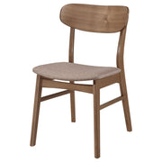 Dortch Dining Side Chair Walnut and Brown (Set of 2) - 108462