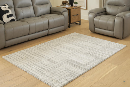 Dorwick Gray/Ivory Washable Medium Rug - R408582