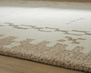 Dot Cream/Brown/Taupe 7'8" x 10' Area Rug - R407651