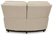 Double Deal Almond 4-Piece Reclining Sectional - U13001S6