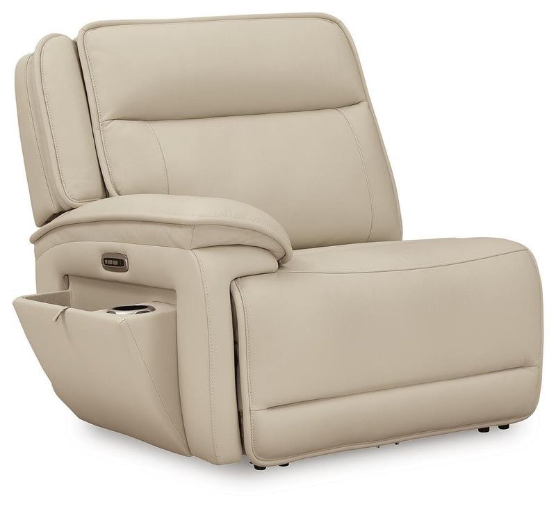 Double Deal Almond 4-Piece Reclining Sectional - U13001S6