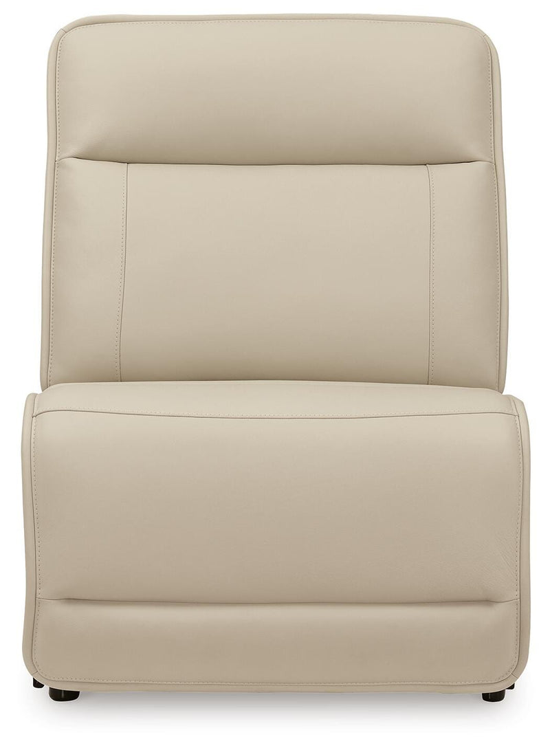 Double Deal Almond 4-Piece Reclining Sectional - U13001S6