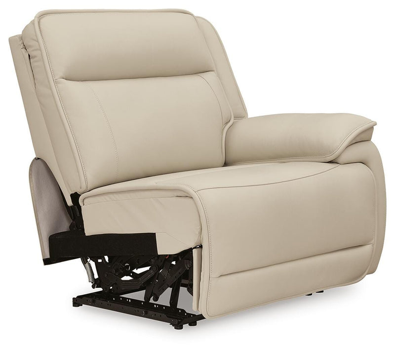 Double Deal Almond 5-Piece Reclining Sectional with Console - U13001S8