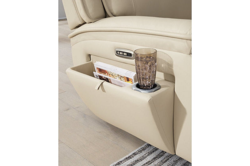 Double Deal Almond 6 - Piece Power Reclining Sectional - Lara FurniturePower Reclining Sectional