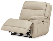 Double Deal Almond 6-Piece Reclining Sectional - U13001S7