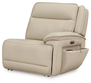 Double Deal Almond 6-Piece Reclining Sectional - U13001S7
