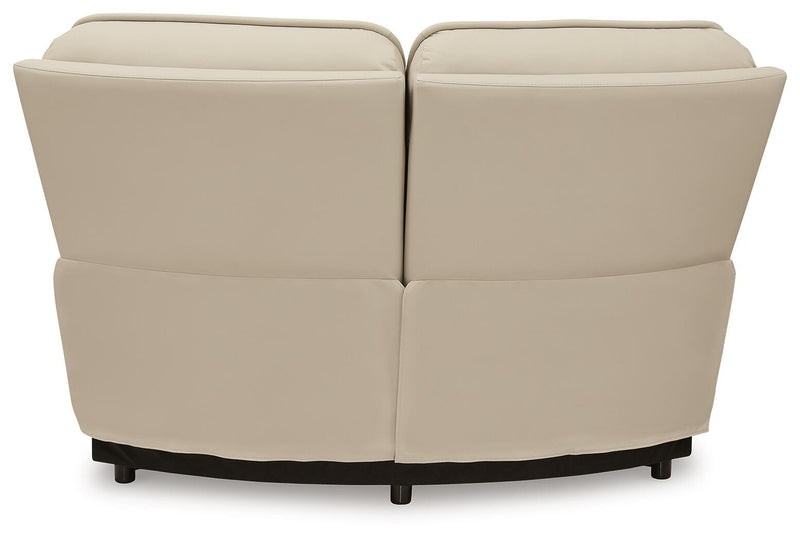 Double Deal Almond 6-Piece Reclining Sectional - U13001S7