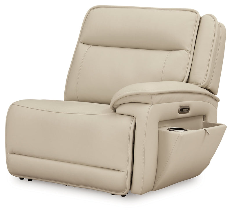 Double Deal Almond Right-Arm Facing Power Recliner - U1300162