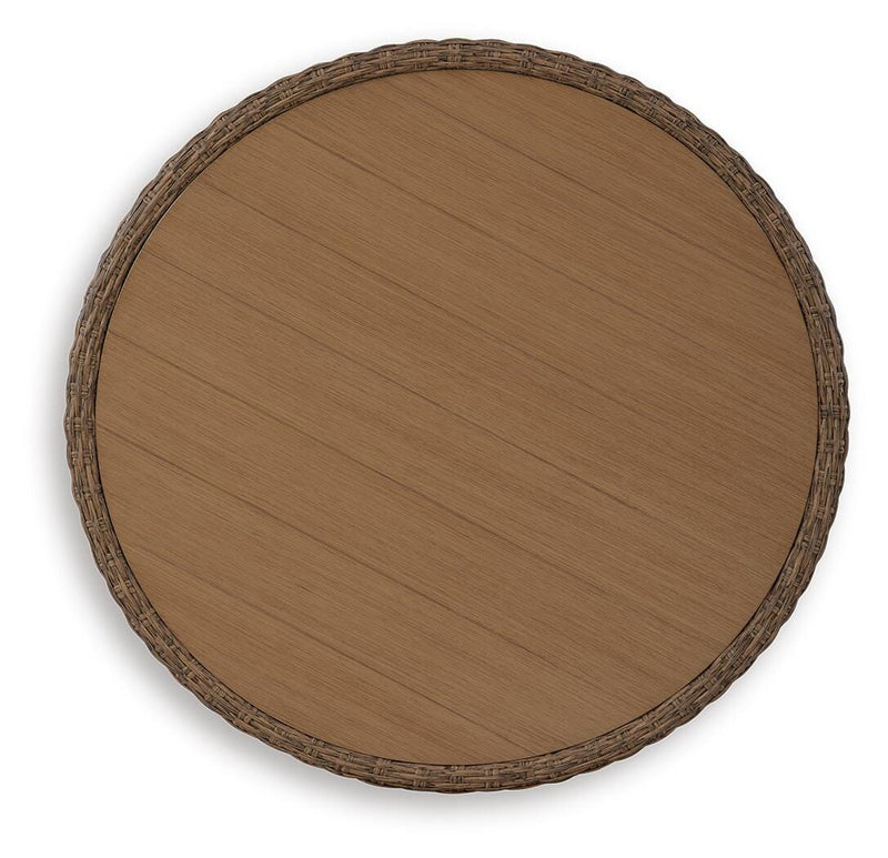 Double Point Beige Outdoor Coffee Table - PCP503-708