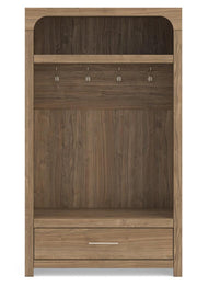 Dovander Brown Hall Tree with Storage Bench - W1121-79