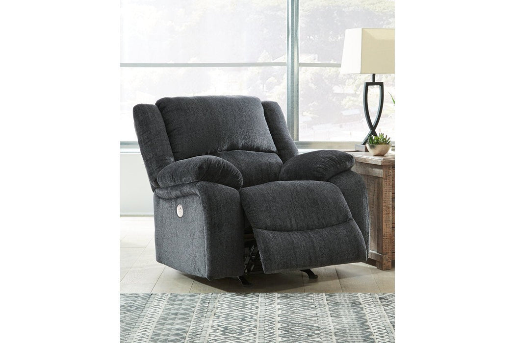 Draycoll Slate Power Recliner - Gate FurniturePower Recliner
