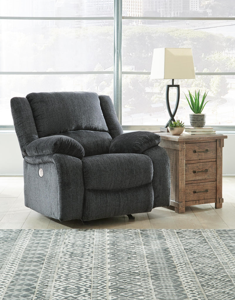 Draycoll Slate Power Reclining Loveseat and Power Recliner - 76504U8