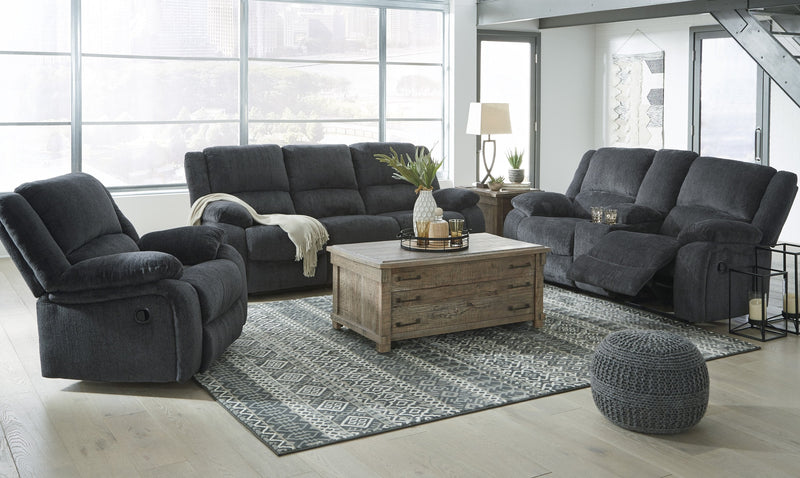 Draycoll Slate Reclining Living Room Set - Lara FurnitureLiving Room Set
