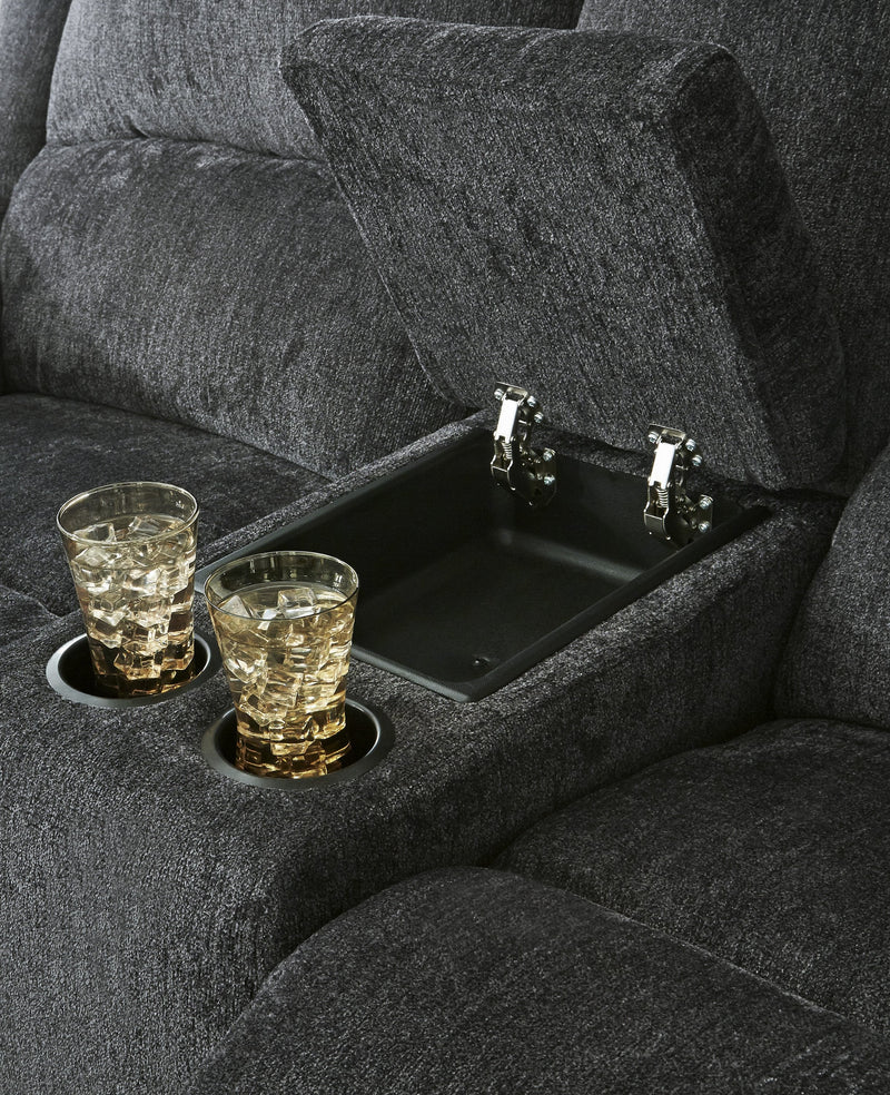 Draycoll Slate Reclining Living Room Set - Lara FurnitureLiving Room Set