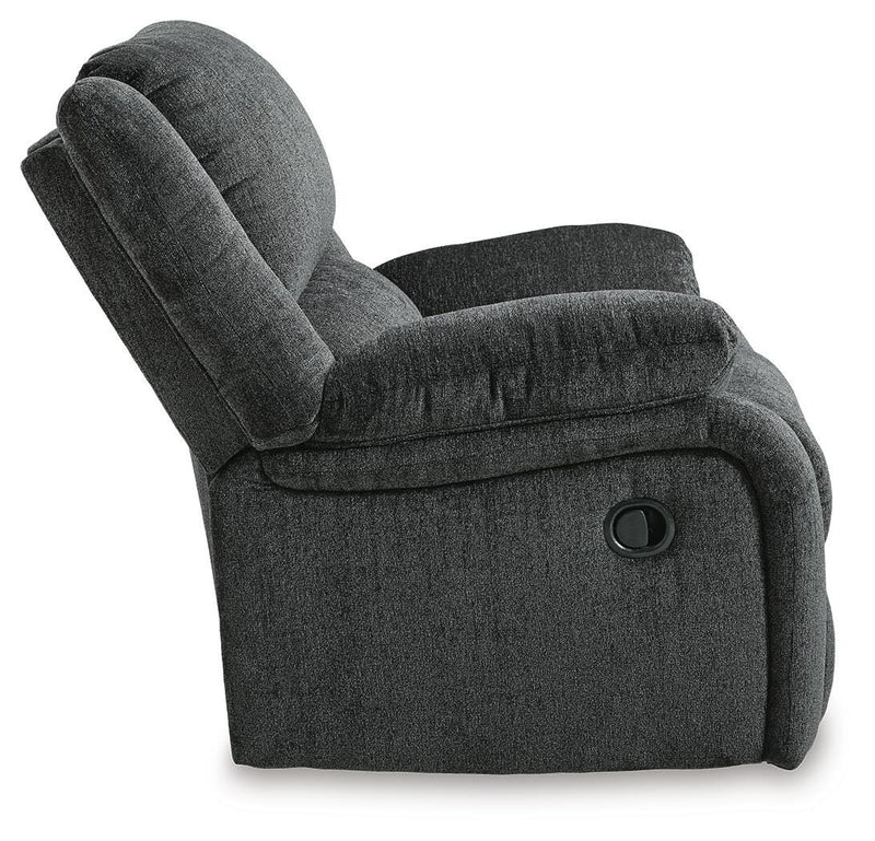 Draycoll Slate Reclining Loveseat and 2 Recliners - 76504U10