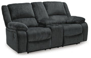 Draycoll Slate Reclining Loveseat with Console and Recliner - 76504U7