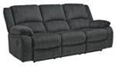 Draycoll Slate Reclining Sofa - Gate FurnitureReclining Sofa