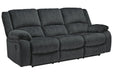 Draycoll Slate Reclining Sofa - Gate FurnitureReclining Sofa