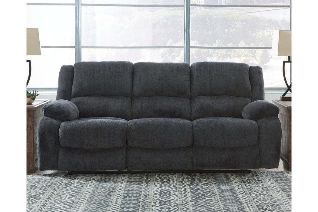 Draycoll Slate Reclining Sofa - Gate FurnitureReclining Sofa