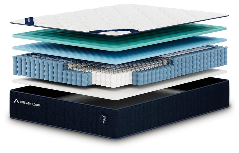 DreamCloud Classic Hybrid White Twin Mattress - M13511