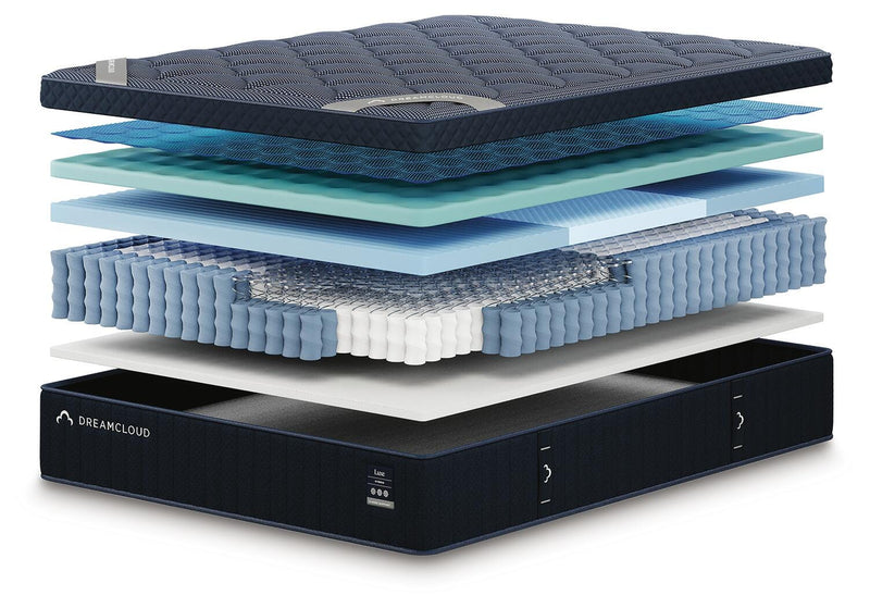 DreamCloud Luxe Hybrid White King Mattress - M13741