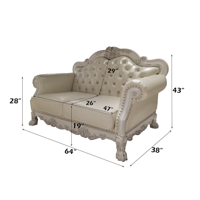 Dresden Loveseat W/3 Pillows - LV01689