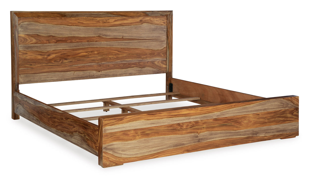 Dressonni Brown Panel Bedroom Set - Gate FurnitureBedroom Set