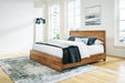 Dressonni Brown Queen Panel Bed - Gate FurnitureQueen Bed