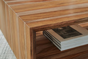 Dressonni Coffee Table with 2 End Tables in Brown - PKG020850