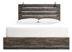 Drystan Brown King Side Storage Platform Bed - Gate FurnitureKing Bed