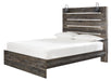 Drystan Brown Queen Panel Bed - Gate FurnitureQueen Bed